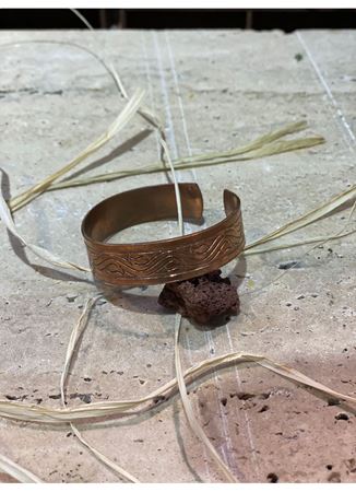 El Yapımı Otantik Bakır Bileklik