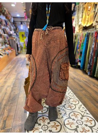 Unisex kalın şalvar