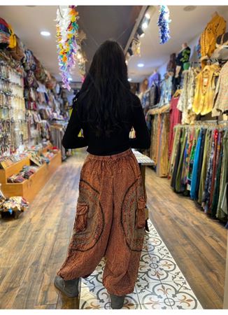 Unisex kalın şalvar