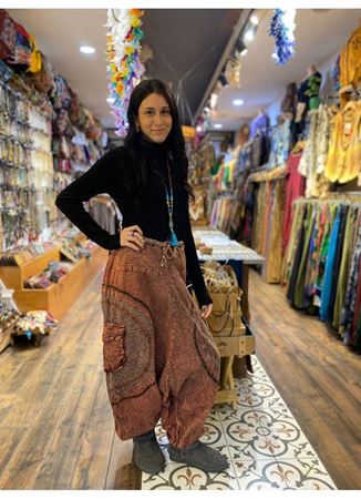 Unisex kalın şalvar