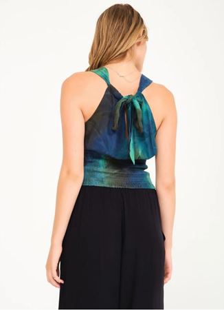 Gipeli Yazlık Batik Desenli Bluz