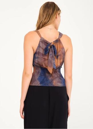 Gipeli Yazlık Pera Desenli Bluz