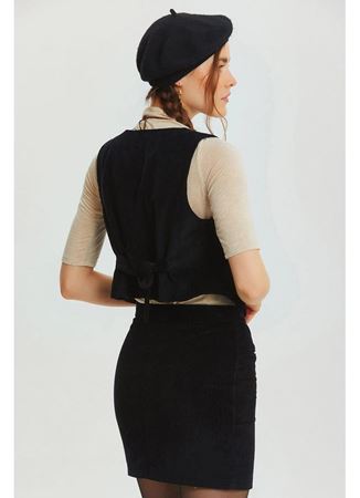 Bohem Tarz V Yaka Klasik Kesim Kadın Yelek