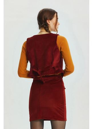 Bohem Tarz V Yaka Klasik Kesim Kadın Yelek