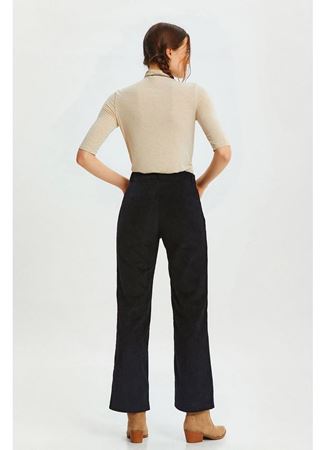 Bohem Tarz Fitilli Kadife Pantolon 