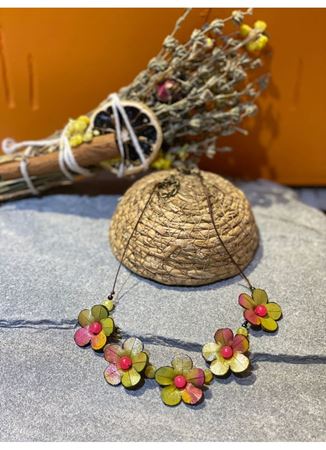 El İşi Özel Tasarım Deri boyunluk Kolye