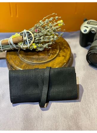 El  Yapımı Tütün Kesesi Cüzdan Tütün Çantası Tütünlük