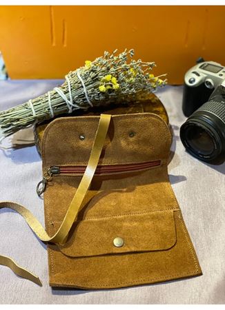 El  Yapımı Tütün Kesesi Cüzdan Tütün Çantası Tütünlük