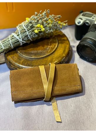 El  Yapımı Tütün Kesesi Cüzdan Tütün Çantası Tütünlük