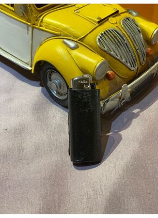 deri el yapımı çakmak kılıfı