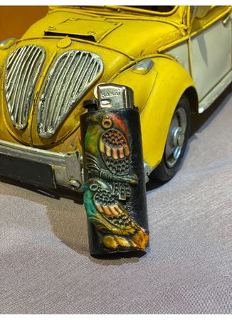 deri el yapımı çakmak kılıfı