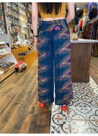 Desenli Standart Etnik Alt