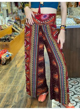 Desenli Standart Etnik Alt 