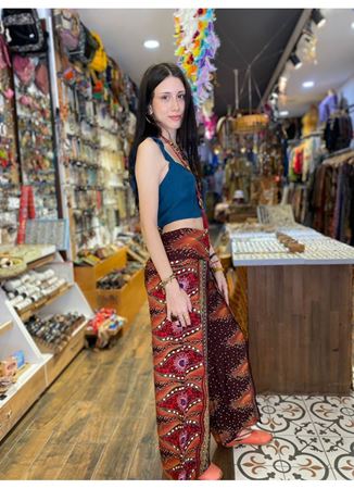 Desenli Standart Etnik Alt 