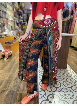 Desenli Standart Etnik Alt