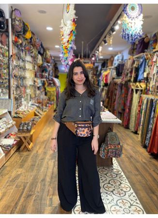 Renkli Bel Çantası