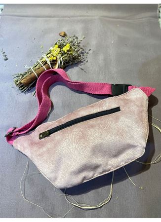 Renkli Pamuklu Bel Çantası