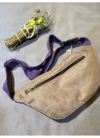 Renkli Pamuklu Bel Çantası