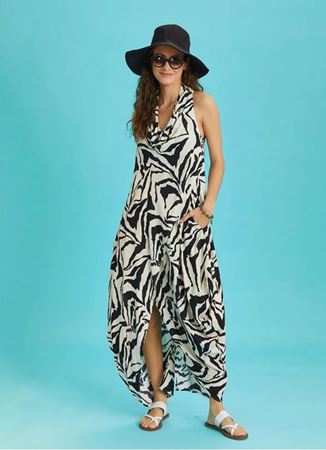 Degaje Yaka Otantik Elbise