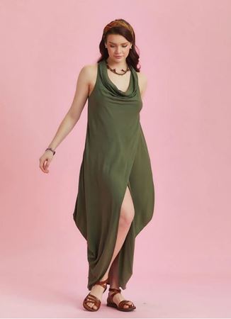 Degaje Yaka Otantik Elbise