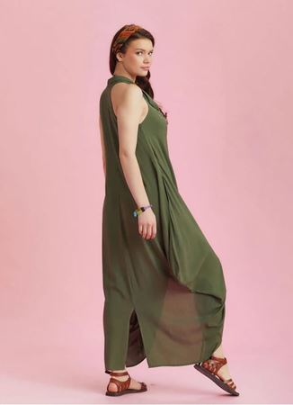 Degaje Yaka Otantik Elbise