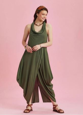 Degaje Yaka Otantik Elbise