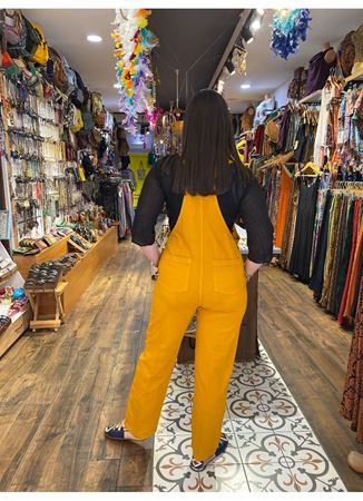 Düz Paça Nepal Tulum Sarı