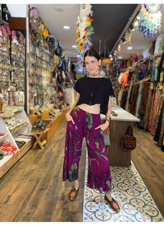 Batik Desen Mor Pantolon