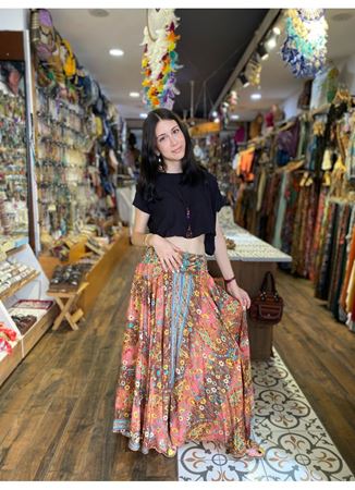 İpek Etek Görünümlü Alt