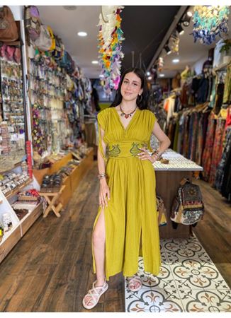 Şahmeran Dekolteli Elbise