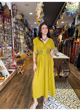 Şahmeran Dekolteli Elbise