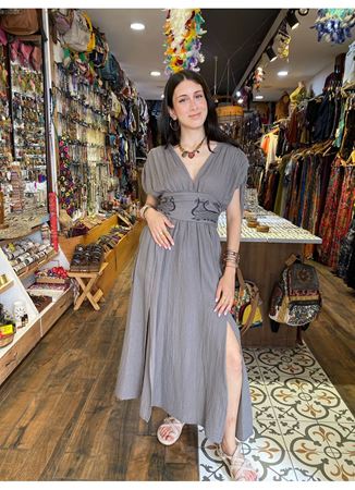 Şahmeran Dekolteli Elbise