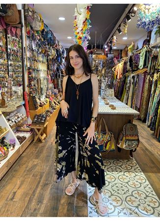 Batik Desen Siyah Pantolon