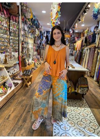 Batik Desen Turuncu Pantolon