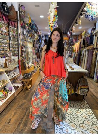 Batik Desen Renkli Pantolon