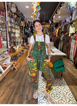 Batik Desen Tulum Yeşil