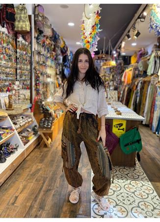 Hardal Yandan Cepli Nepal Pantolon