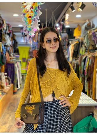 Tasarım Deri Çanta