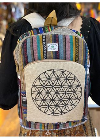 Nepal Dokuma Pamuk Sırt Çantası