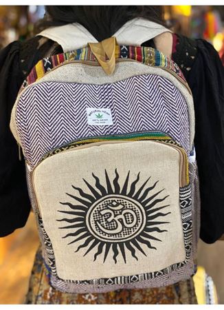 Nepal Dokuma Pamuk Sırt Çantası