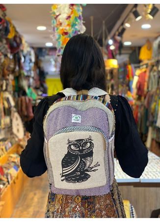 Nepal Dokuma Pamuk Sırt Çantası