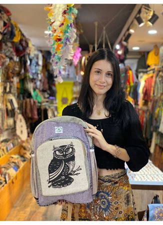 Nepal Dokuma Pamuk Sırt Çantası