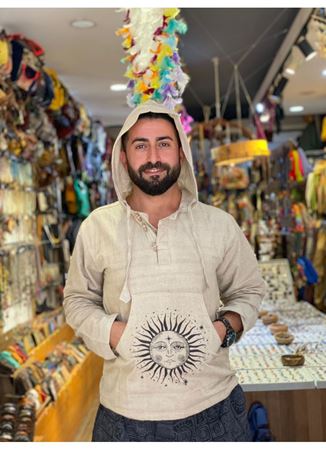 Kapüşonlu Önü Cepli Uzun Kol Sweat Unisex