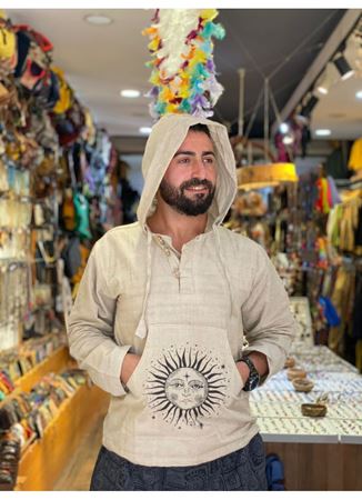 Kapüşonlu Önü Cepli Uzun Kol Sweat Unisex