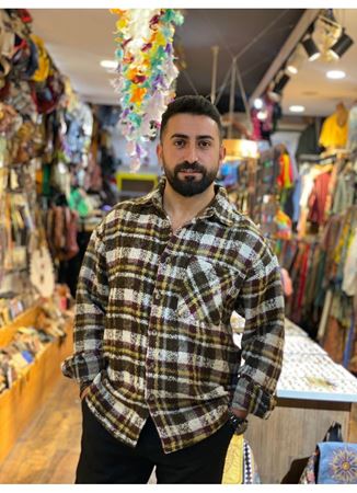 Erkek Dokuma Pamuk Gömlek