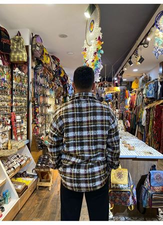 Erkek Dokuma Pamuk Gömlek