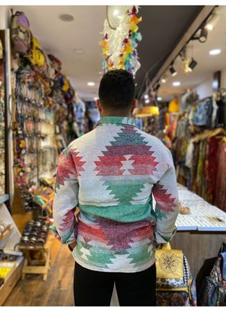 Erkek Dokuma Pamuk Gömlek