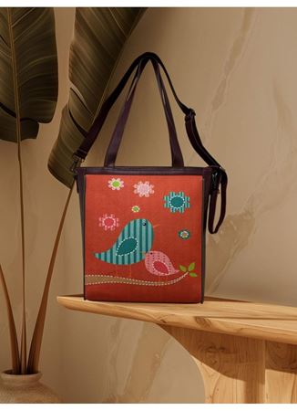 Tasarım Deri Büyük El Çantası