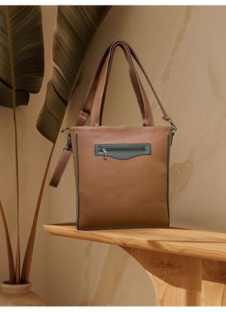 Tasarım Deri Büyük El Çantası