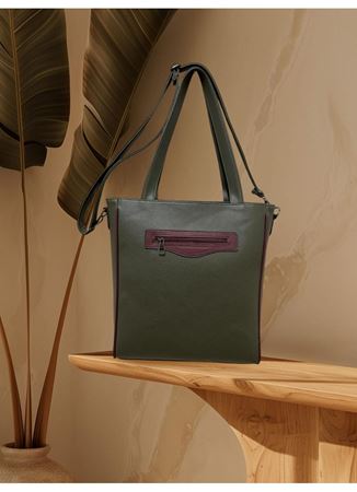 Tasarım Deri Büyük El Çantası